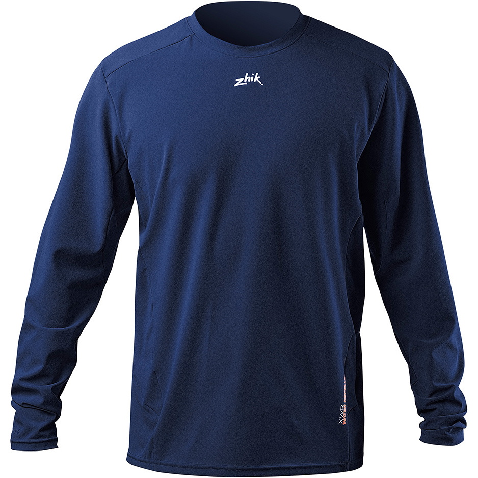 2026 Zhik Mens XWR Water Repellent Long Sleeve T-Shirt ATE0093 Steel Blue